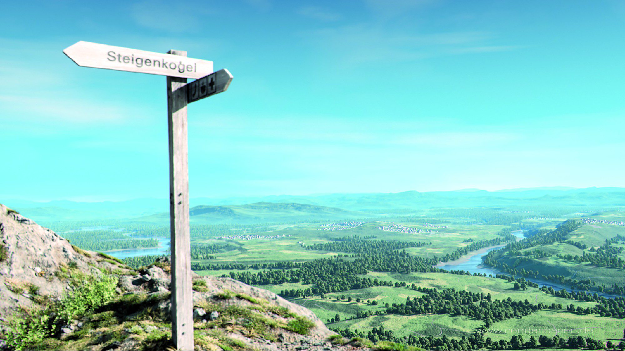 bild12 digital production Bild 11: ZDF „Terra X“, Episode „Planet der Wälder“ (https://vimeo.com/renderbaron/txplanetderwaelder, Min 1:45): ein großflächiges Turbulenz-Noise sorgt für dünne Cumulus-Wolken im Vordergrund.