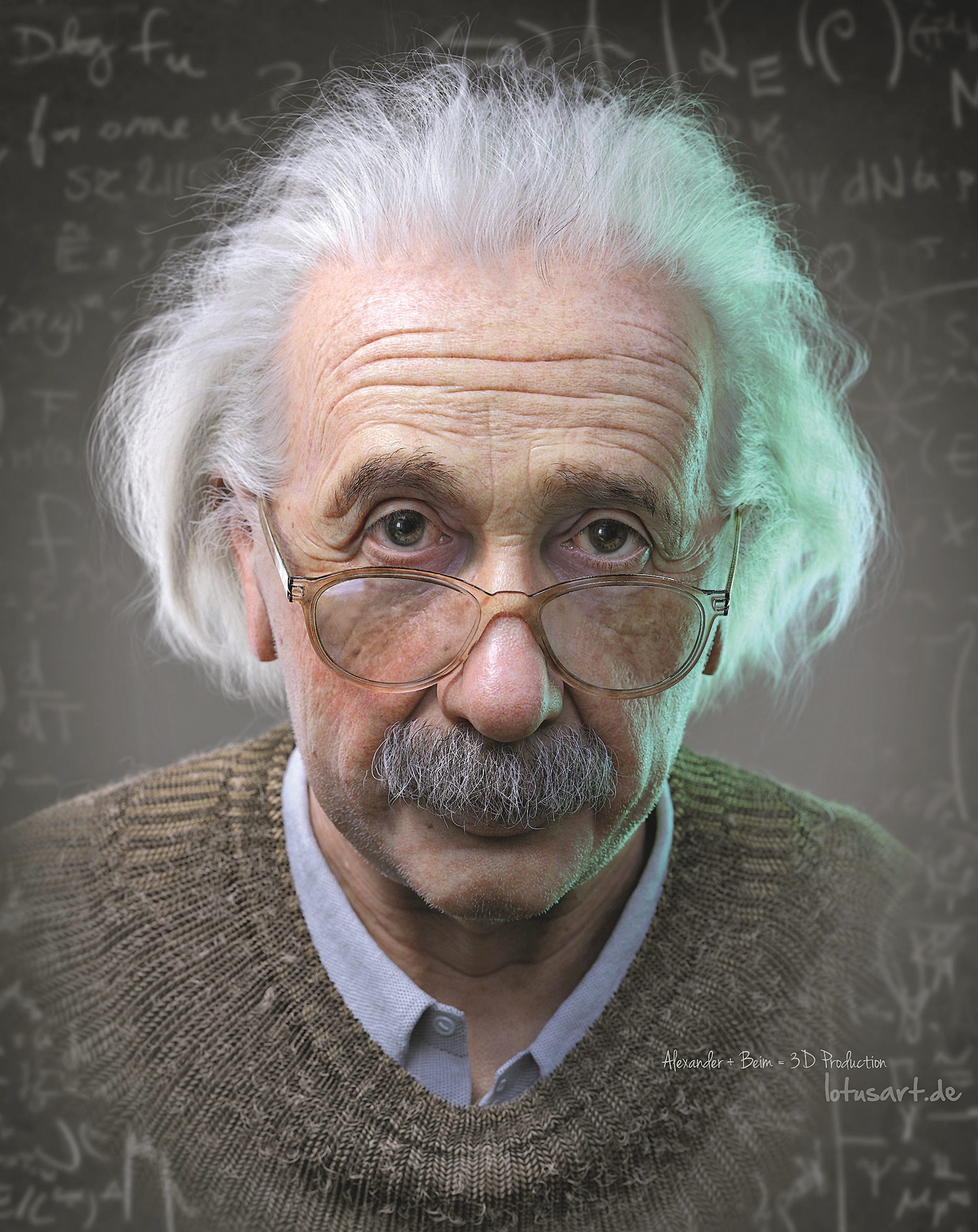 einsteintitle digital production Winner Best Still: “Albert Einstein”