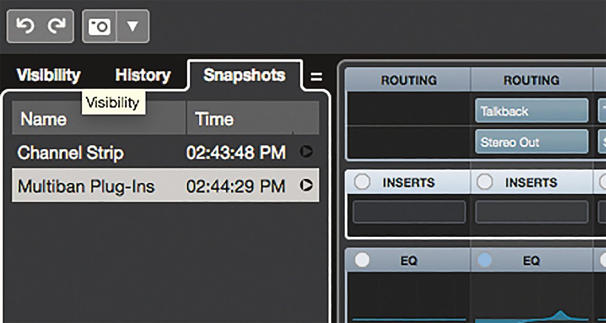 mixconsolesnapshots digital production Eine Vollkasko-Versicherung für die Mischung bieten Nuendo 10 Audio Mischer Snapshots.