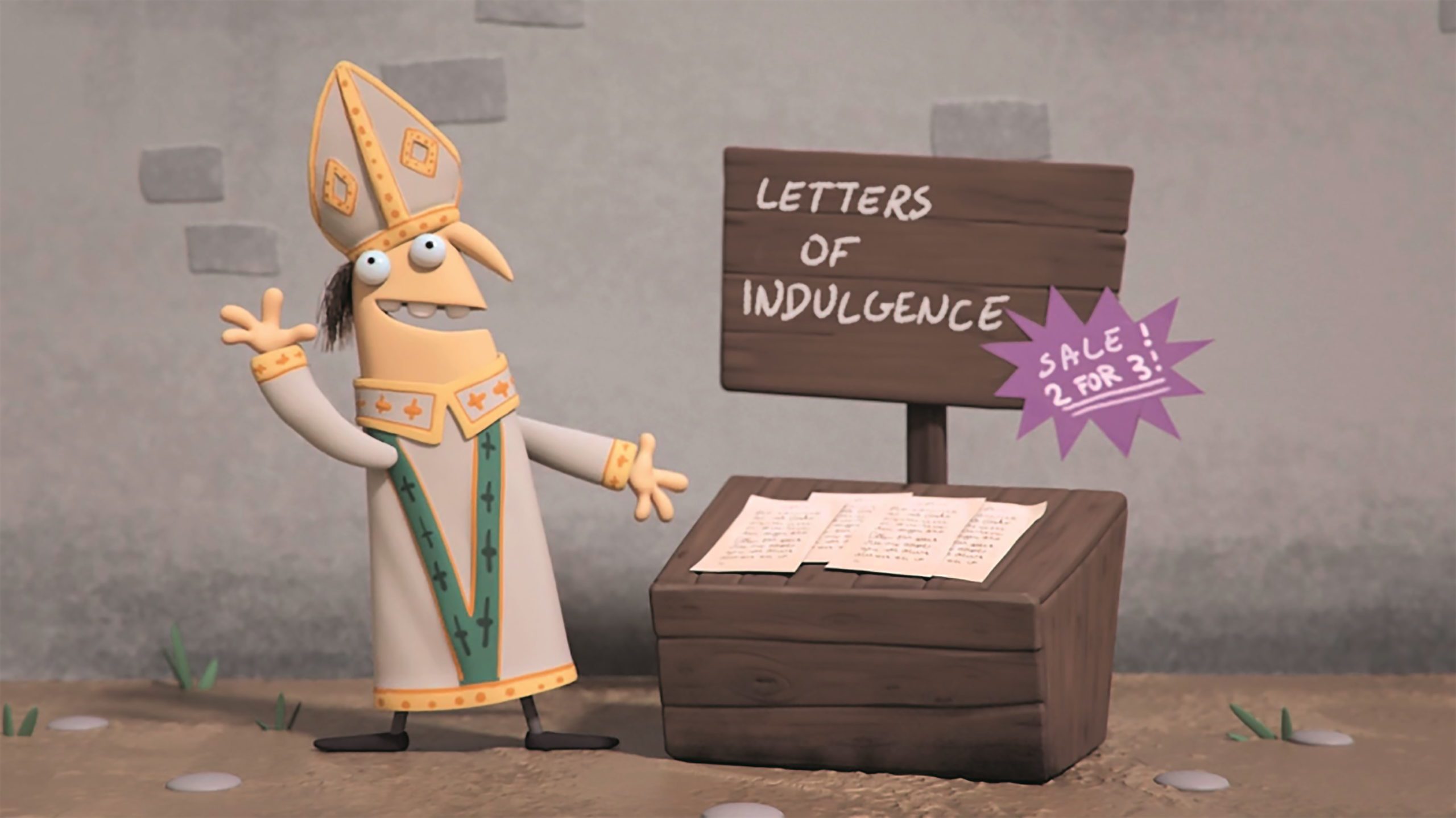 screenshot20190707thestoryofmartinluther digital production „The Story of Martin Luther“: Für den Look näherte sich Tumblehead der 3D-Animation wie 2D. Dabei orientierte sich das Team an dem Stil des bekannten Animationsstudios UPA.