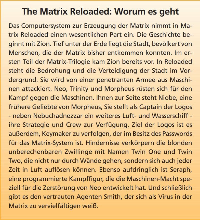 the matrix reloaded003 digital production