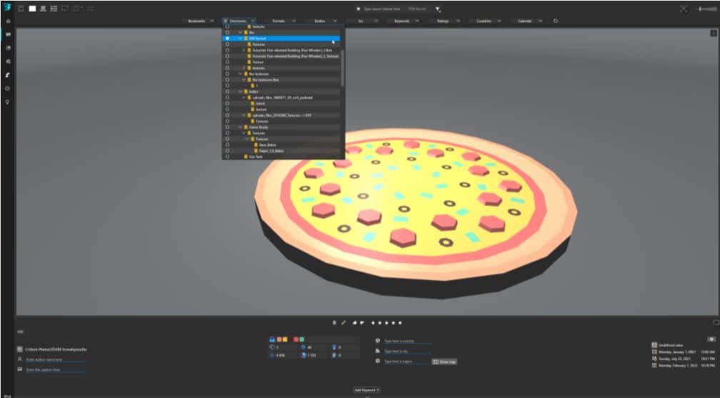 version 16 von photoinsight veröffentlicht3dobjekte nach verzeichnis filtern digital production