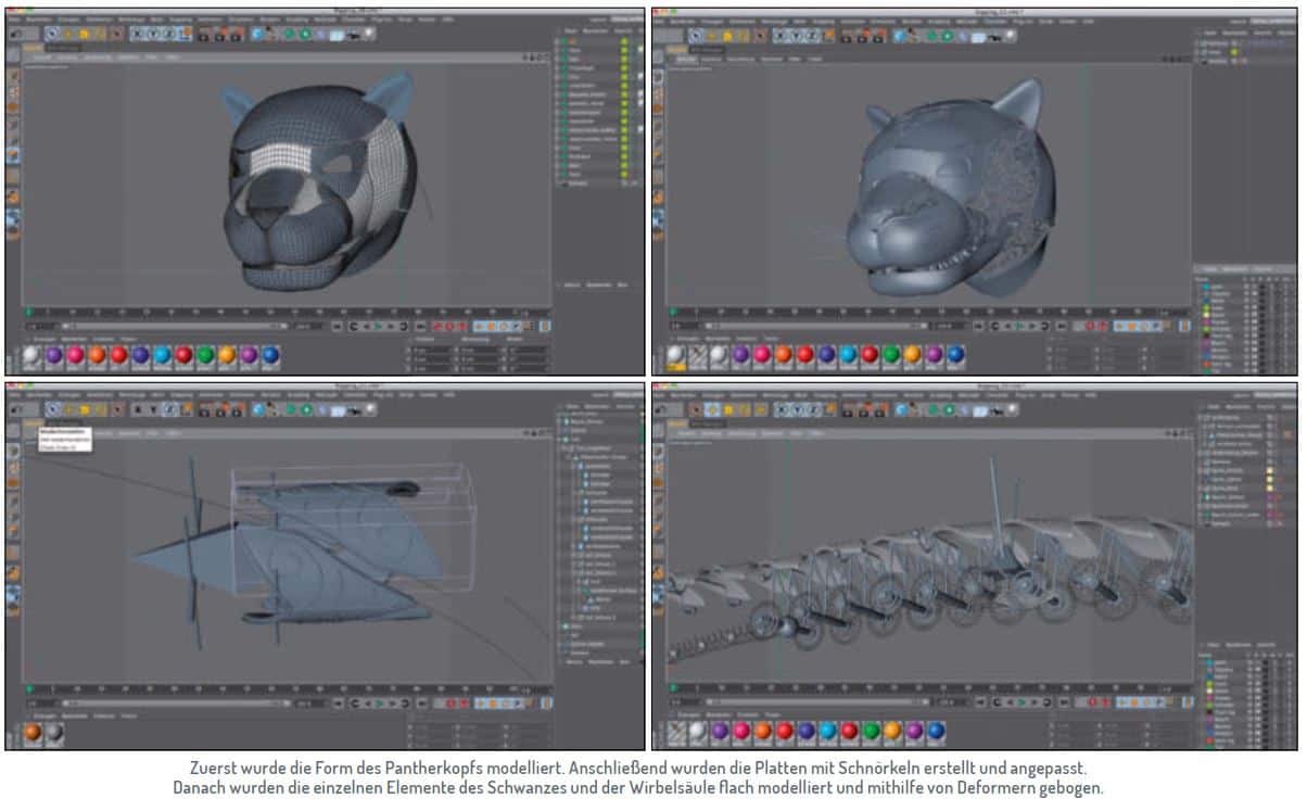 steampunk panther003 digital production