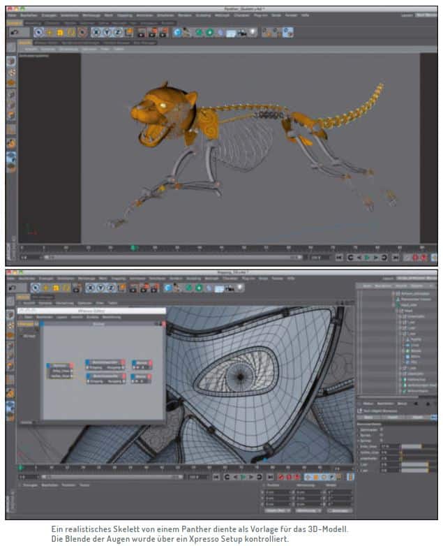 steampunk panther004 digital production